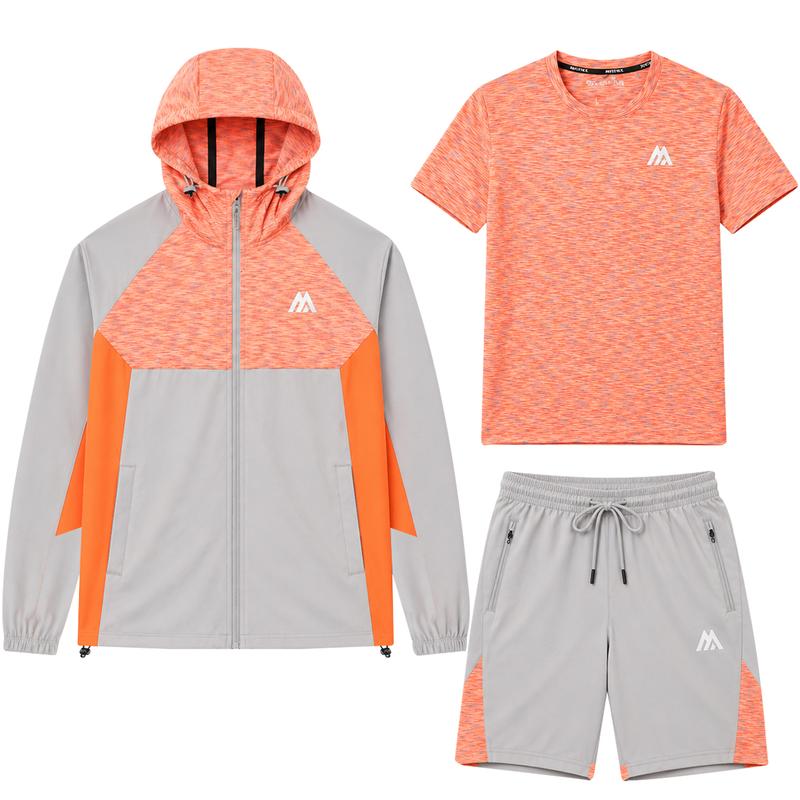Mens Hooded Tri Set