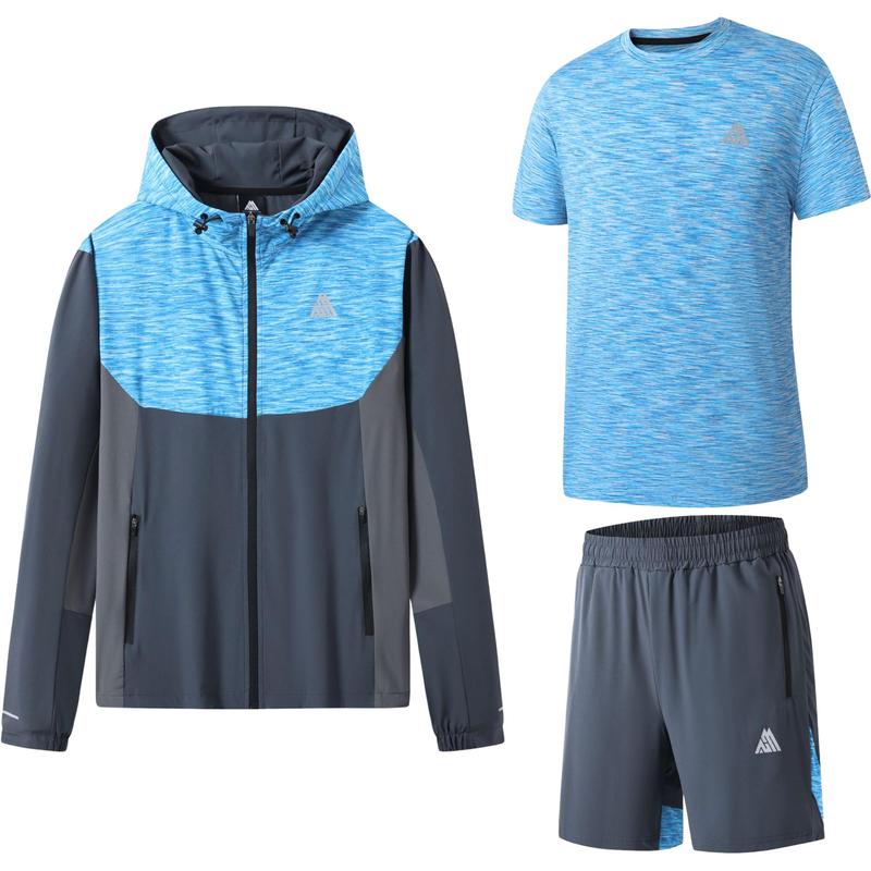 Mens Hooded Tri Set