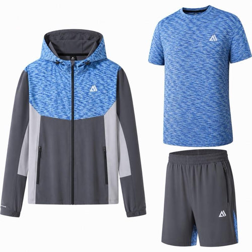 Mens Hooded Tri Set