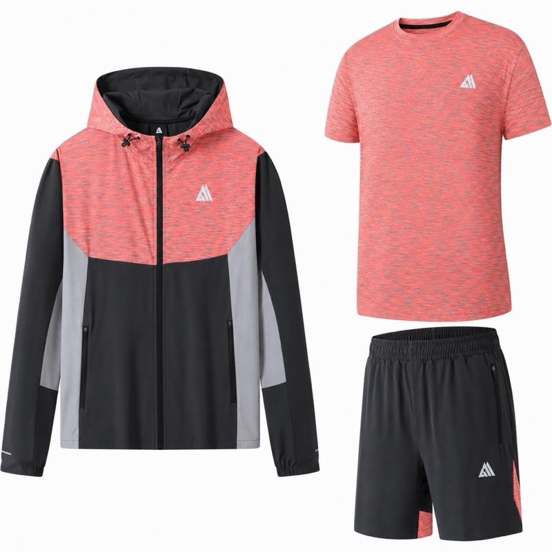 Mens Hooded Tri Set